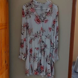 Flower print dress